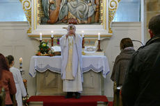 Familiengottesdienst zum Erntedankfest in der Weingartenkapelle (Foto: Karl-Franz Thiede)